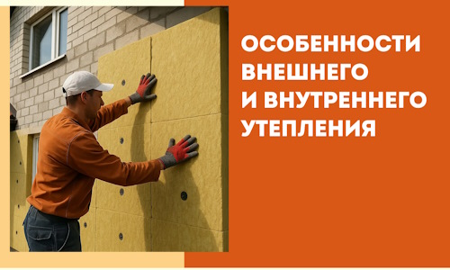Какие особенности внешнего и внутреннего утепления в Холмске
