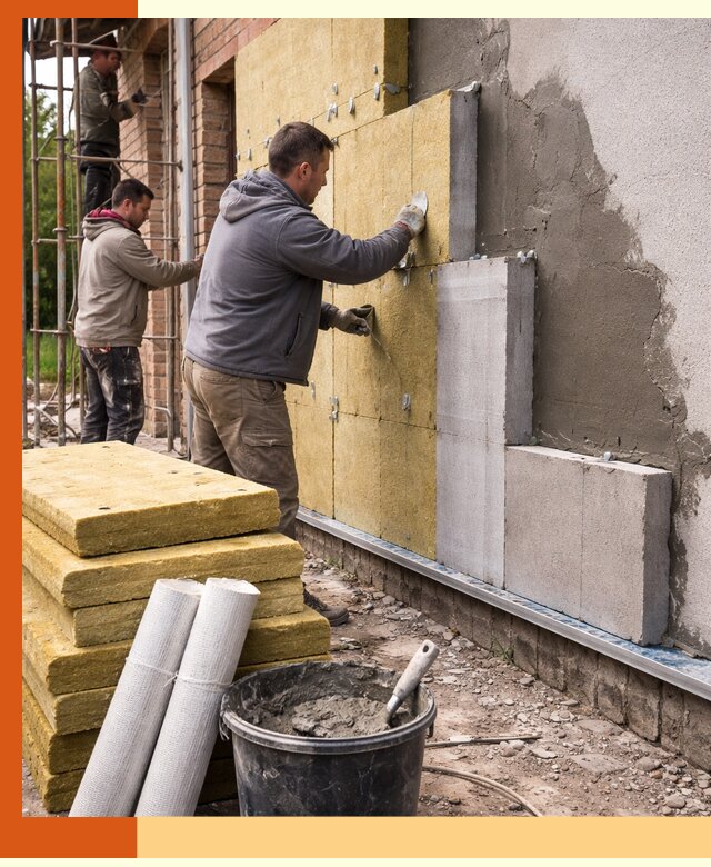 Утепление кирпичного дома под ключ в Холмске