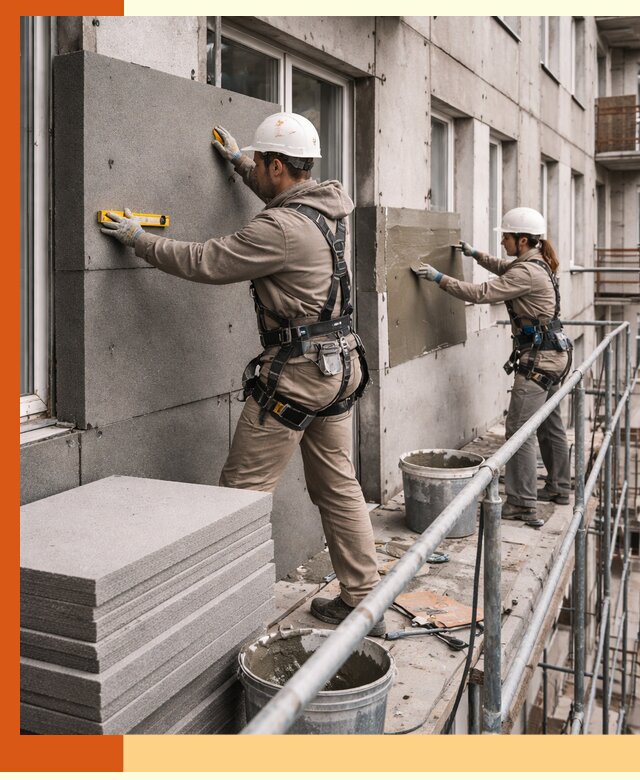 Утепление квартиры снаружи под ключ в Холмске