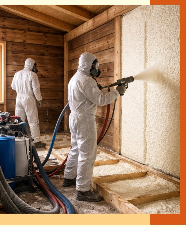 Утепление бани ппу в Холмске под ключ от 4314 руб./м2 | ТепломастерХлм - напыление и монтаж ппу