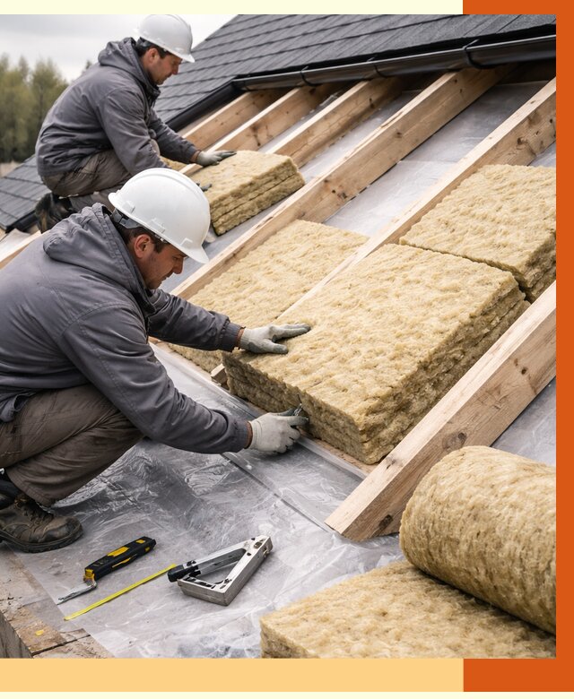 Утепление крыши в Холмске от 1900 руб./м2 — комплексное утепление кровли | ТепломастерХлм