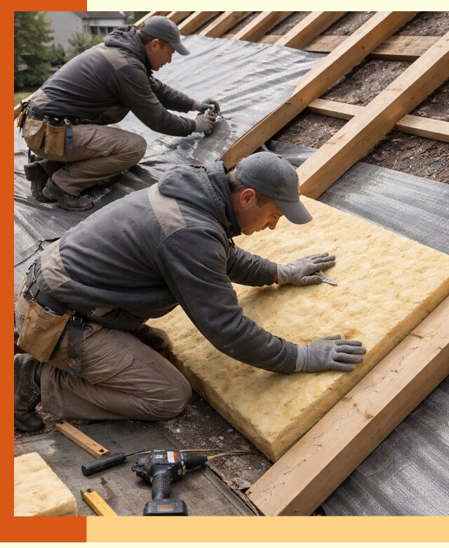 Профессиональное утепление крыши в Холмске качественно и надежно