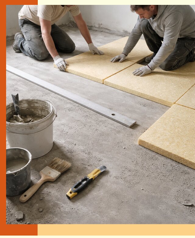 Утепление бетонного пола в Холмске профессионально и недорого