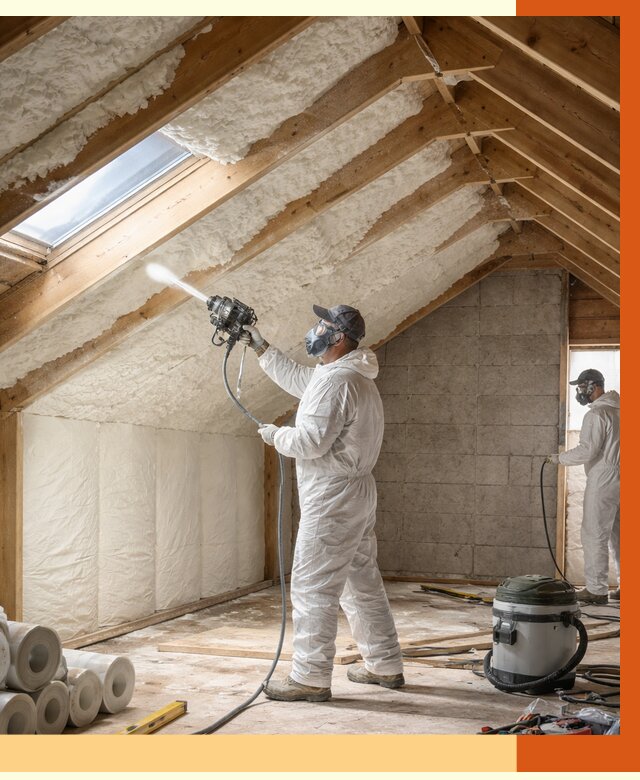 Утепление мансарды ППУ в Холмске от 2825 руб./м² — заказать под ключ | ТепломастерХлм