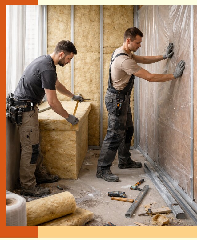 Профессиональное утепление лоджии в Холмске эффективно и надежно