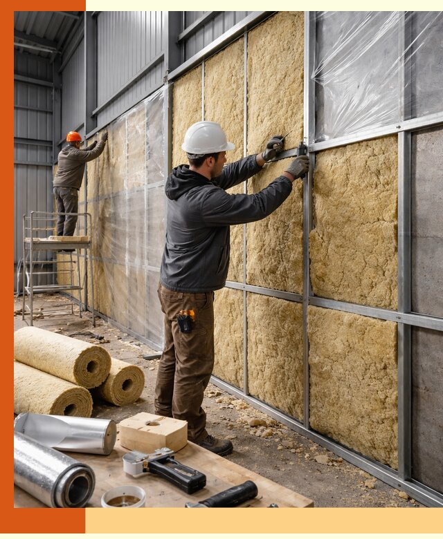 Утепление ангара в Холмске — профессиональная теплоизоляция помещений