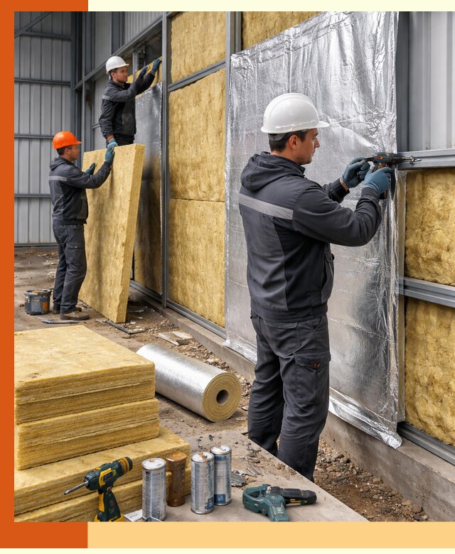 Утепление металлического ангара профессионально в Холмске