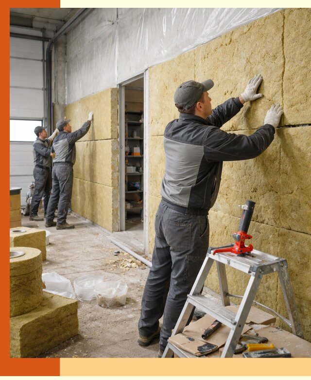 Утепление автосервиса и мастерских в Холмске качественно и надёжно