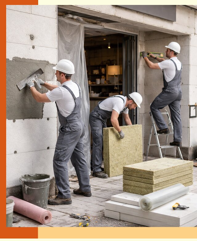 Утепление кафе в Холмске: профессиональная теплоизоляция и монтаж