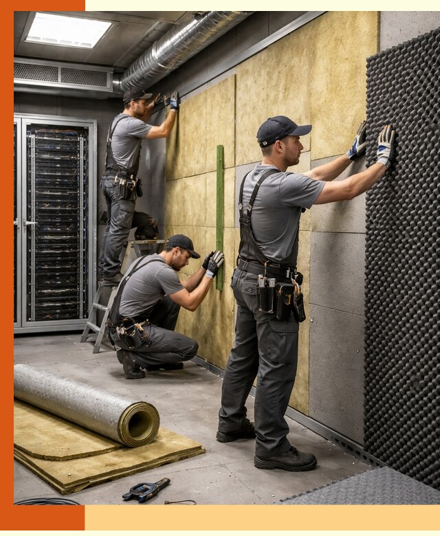 Утепление серверной комнаты профессионально в Холмске