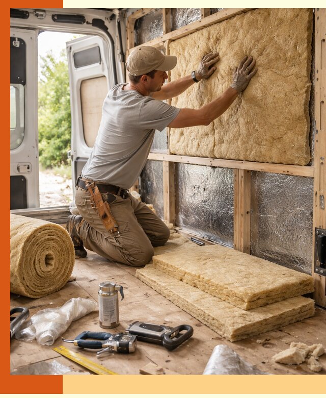 Утепление кемпера под ключ в Холмске с гарантией качества