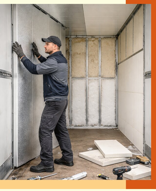 Утепление холодильного кузова в Холмске от 13866 руб. под ключ | ТепломастерХлм