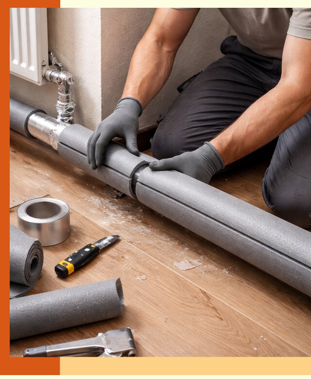 Утепление труб отопления в Холмске: теплоизоляция и защита сети