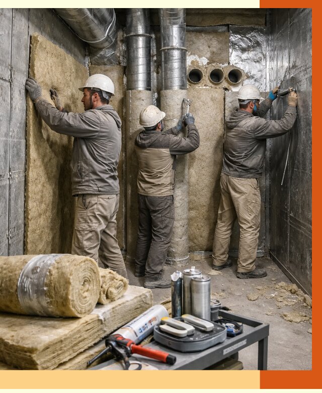 Утепление венткамеры в Холмске под ключ от 1489 руб. — профессионально | ТепломастерХлм