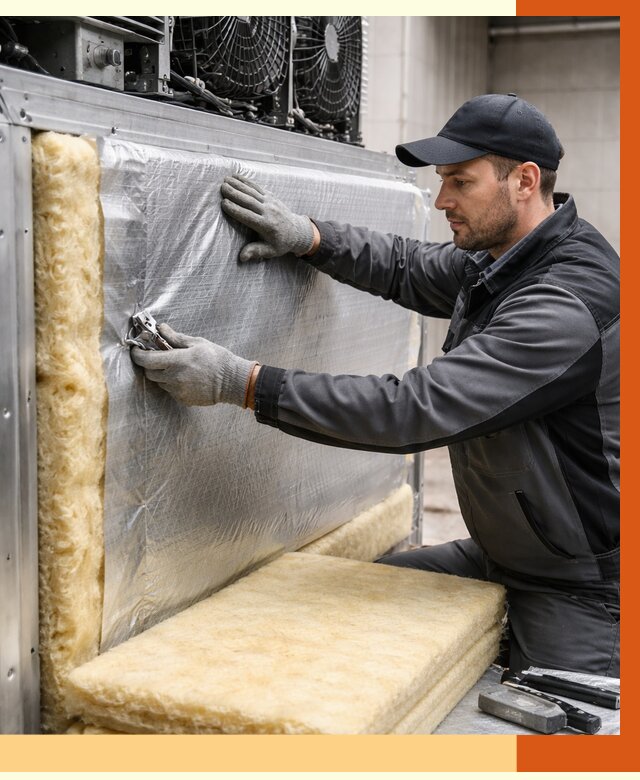 Утепление холодильного агрегата в Холмске от 8730 руб. под ключ | ТепломастерХлм