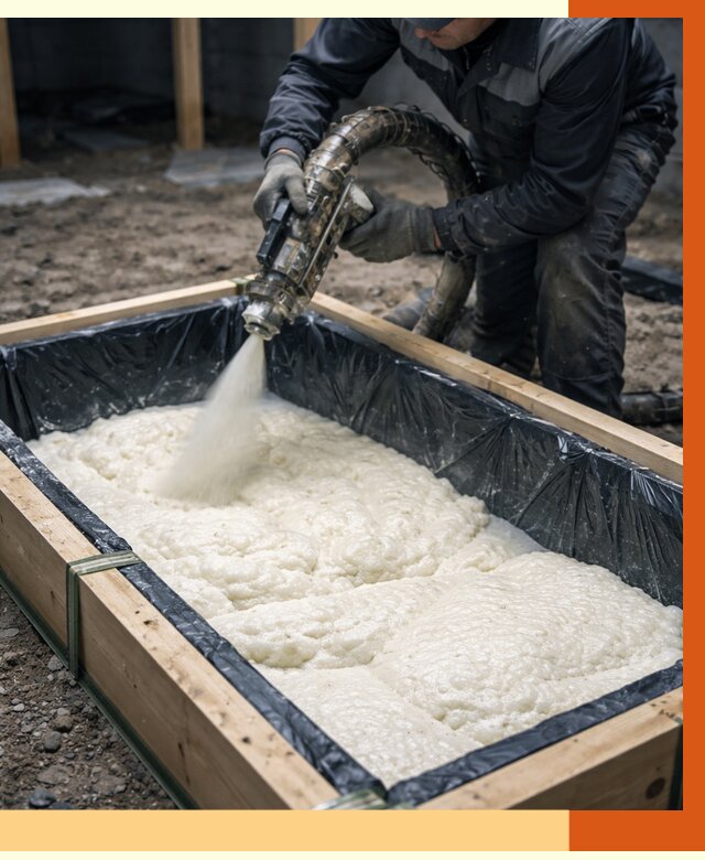 Заливка ППУ в формы в Холмске от 2568 руб. — утепление форм под ключ | ТепломастерХлм