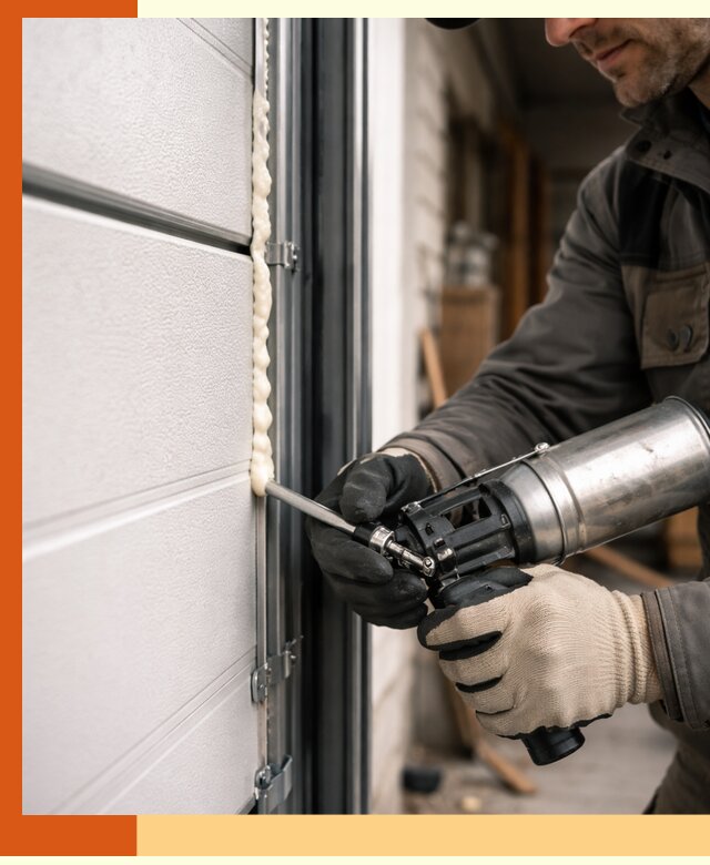 Заполнение пустот ворот в Холмске профессионально и герметично