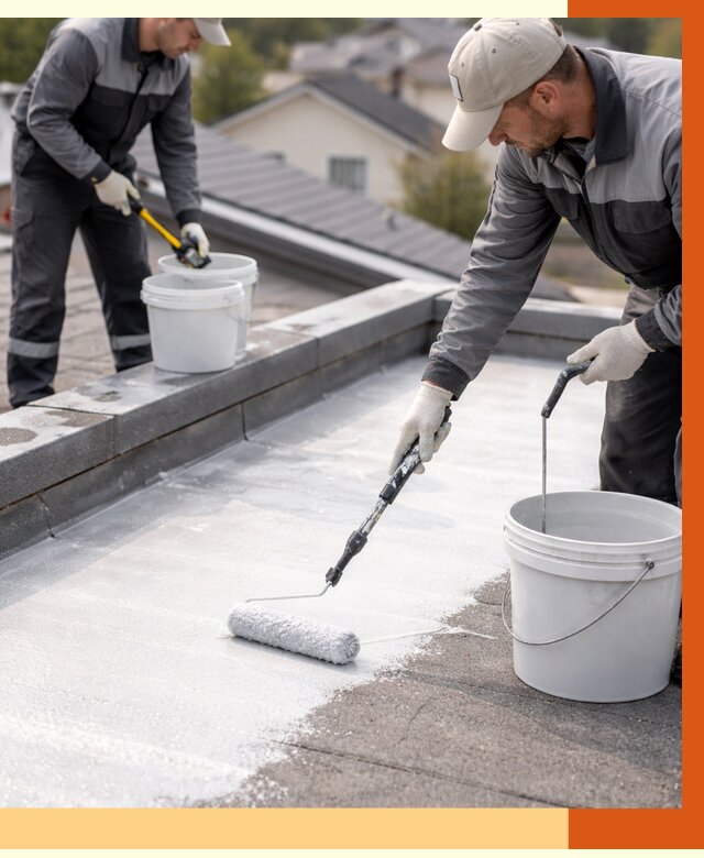 Утепление кровли жидкой теплоизоляцией в Холмске от 2208 руб./м2 | ТепломастерХлм