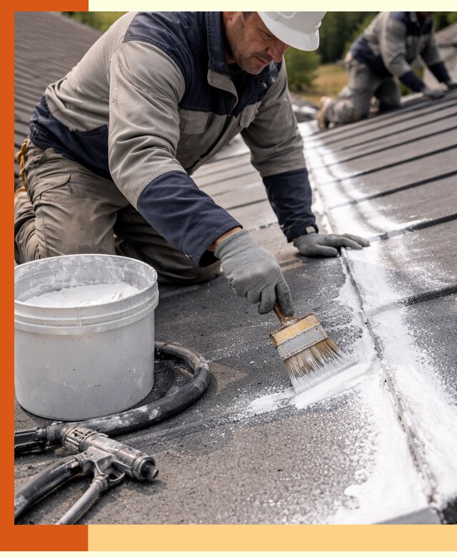 Утепление кровли жидкой теплоизоляцией в Холмске