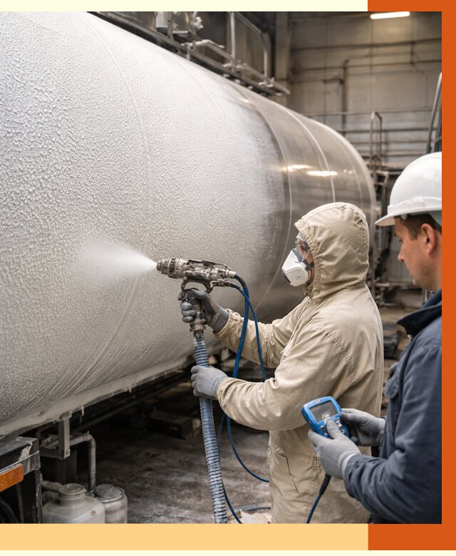 Утепление автоцистерны жидкой теплоизоляцией в Холмске от 14893 руб. под ключ | ТепломастерХлм