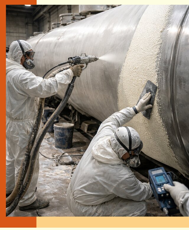 Утепление автоцистерн жидкой теплоизоляцией в Холмске