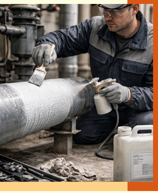 Утепление оборудования жидкой теплоизоляцией в Холмске от 4622 руб. | ТепломастерХлм