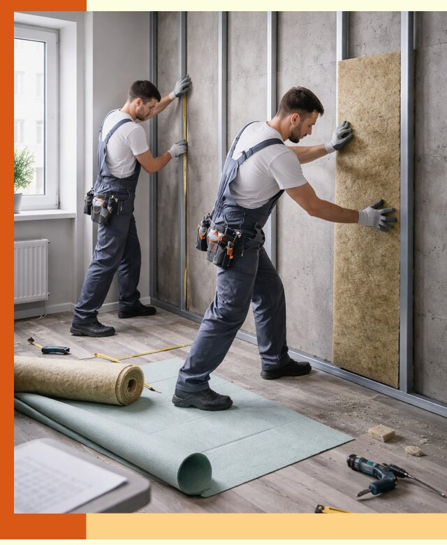 Шумоизоляция квартиры под ключ в Холмске — профессионально и гарантированно