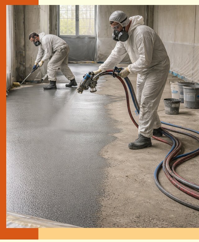 Гидроизоляция полимочевиной полов и конструкций в Холмске