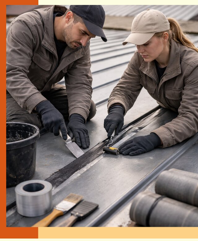 Гидроизоляция фальцевой кровли в Холмске качественно и надежно