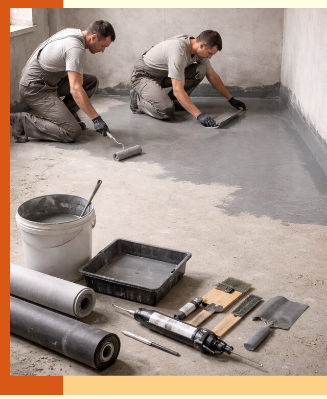 Гидроизоляция пола в Холмске — надежная защита от влаги и протечек