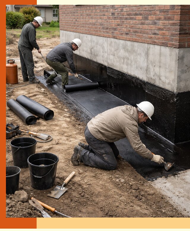 Гидроизоляция фундамента в Холмске: надежная защита строений