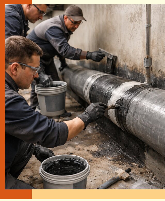 Гидроизоляция труб в Холмске — защита и герметизация коммуникаций