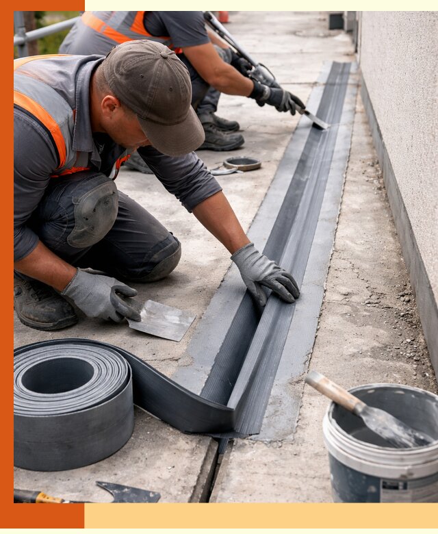 Гидроизоляция деформационного шва в Холмске профессионально и надежно