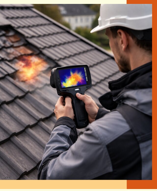 Тепловизионное обследование кровли в Холмске от 4622 руб. — ТепломастерХлм под ключ