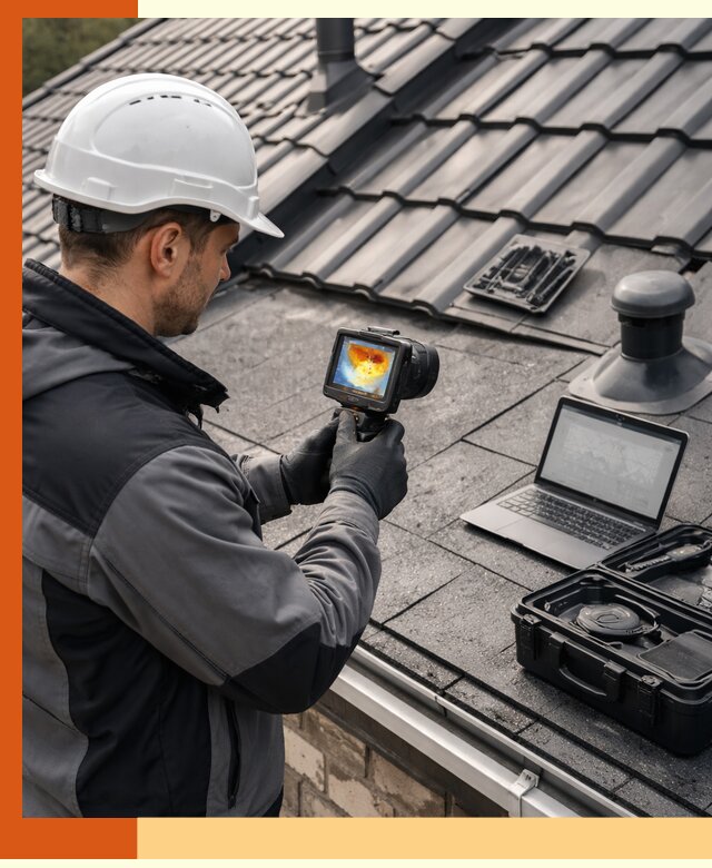 Тепловизионное обследование кровли в Холмске для выявления дефектов