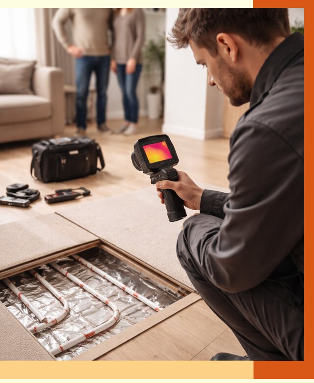 Тепловизионное обследование теплого пола в Холмске от 4622 руб. — ТепломастерХлм